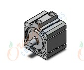 SMC NCDQ8M250-025M compact cylinder, ncq8, COMPACT CYLINDER