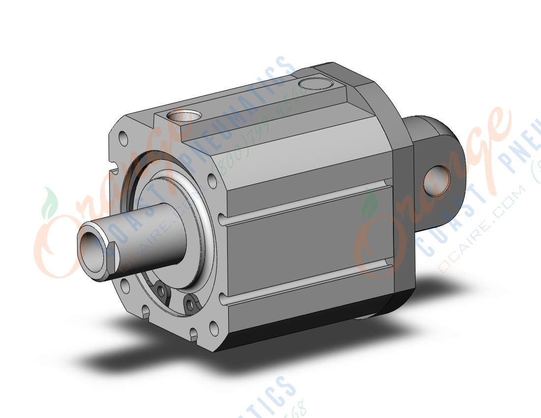 SMC NCQ8C200-100T compact cylinder, ncq8, COMPACT CYLINDER