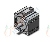 SMC NCQ8E250-100CM compact cylinder, ncq8, COMPACT CYLINDER