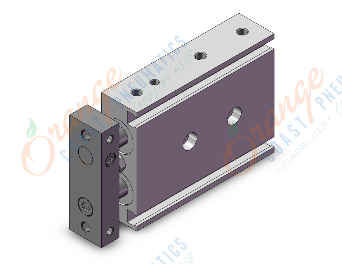 SMC 11-CXSM15-10 cyl, guide, dual rod, clean rm, GUIDED CYLINDER