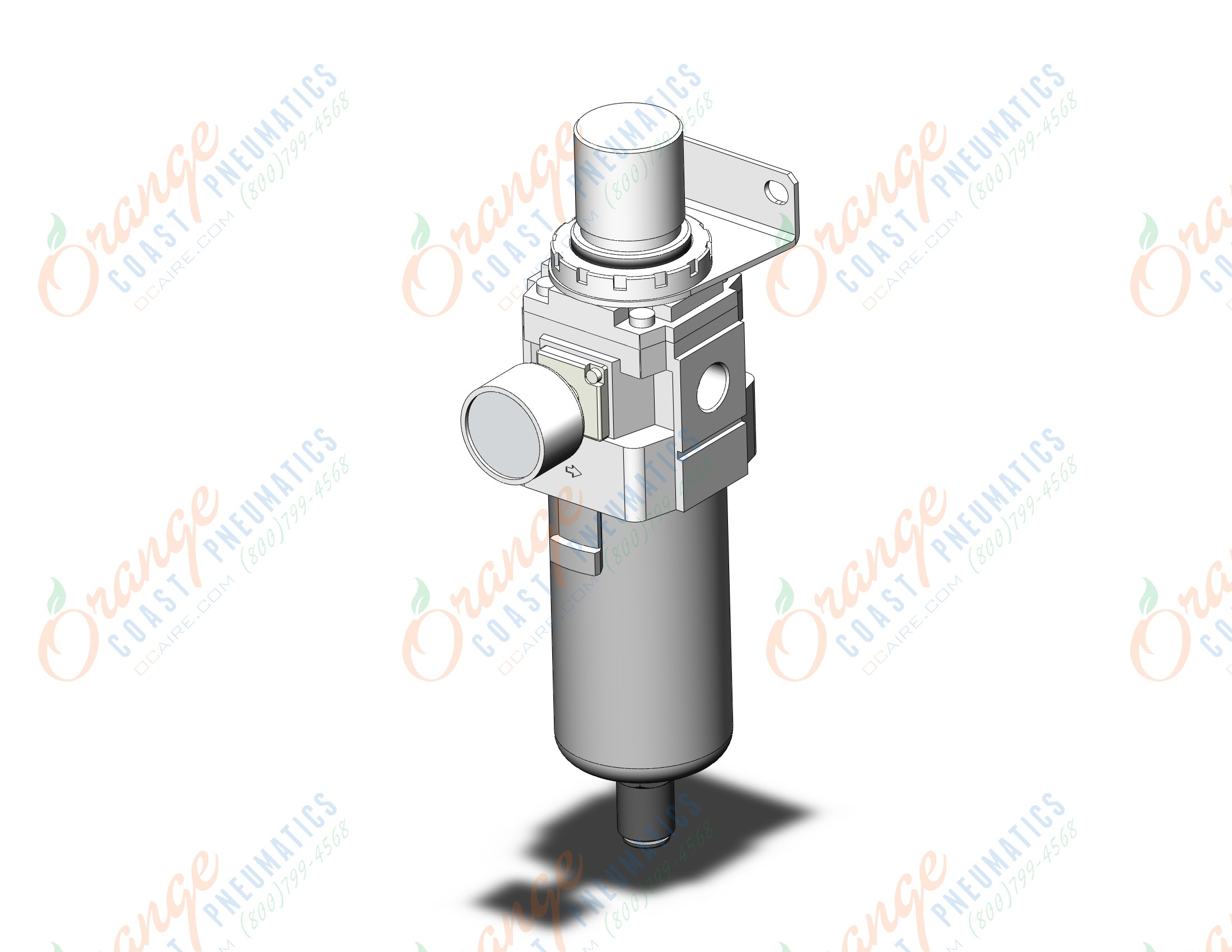 SMC AW40K-F03BDG-1-B filter/regulator, FILTER/REGULATOR, MODULAR F.R.L.