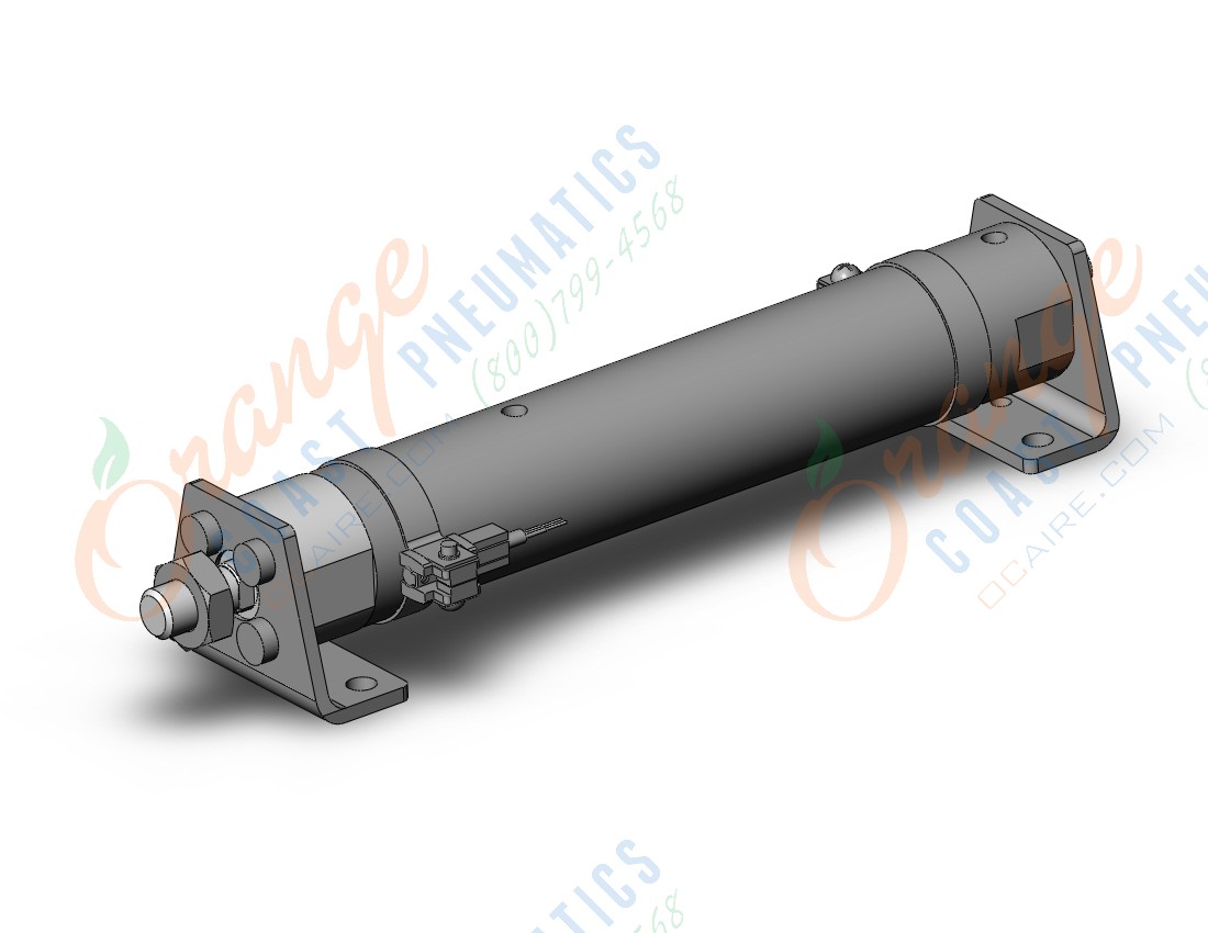 SMC CDG3LN25-125-M9NW-C cg3, air cylinder short type, ROUND BODY CYLINDER