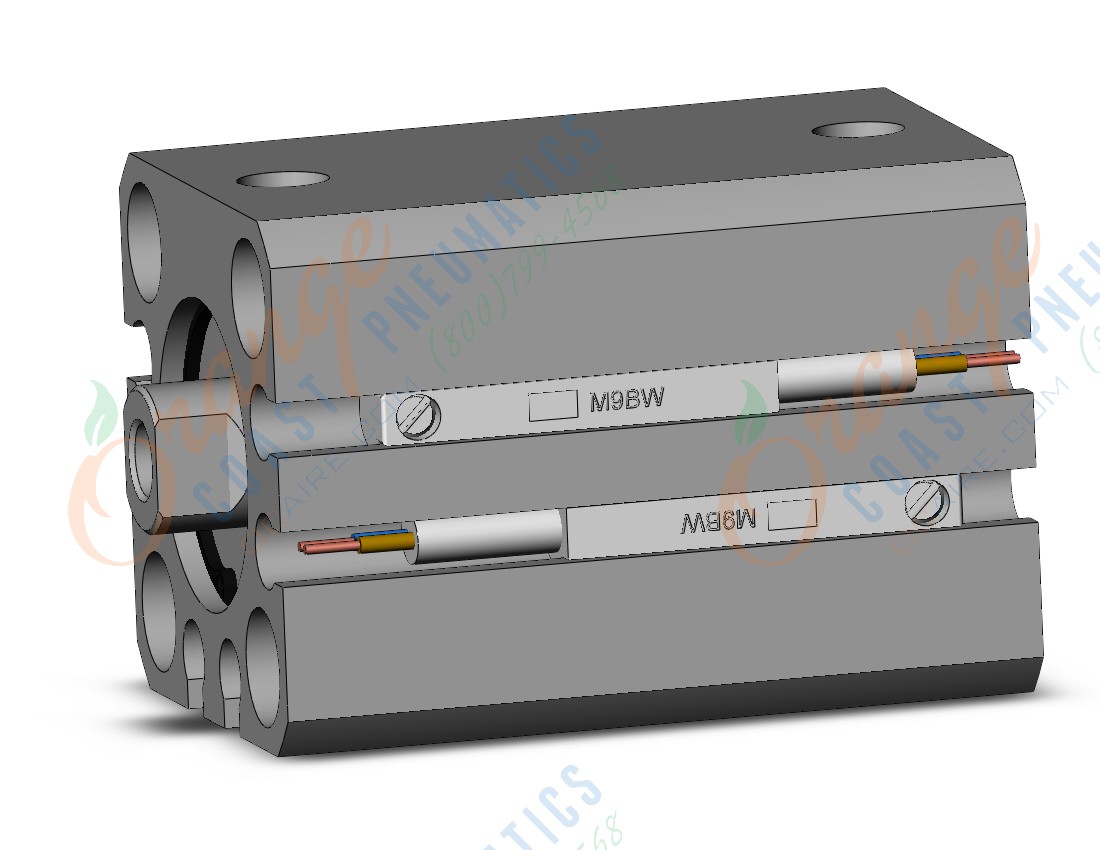 SMC CDQSB16-20D-M9BWM cylinder, compact, COMPACT CYLINDER