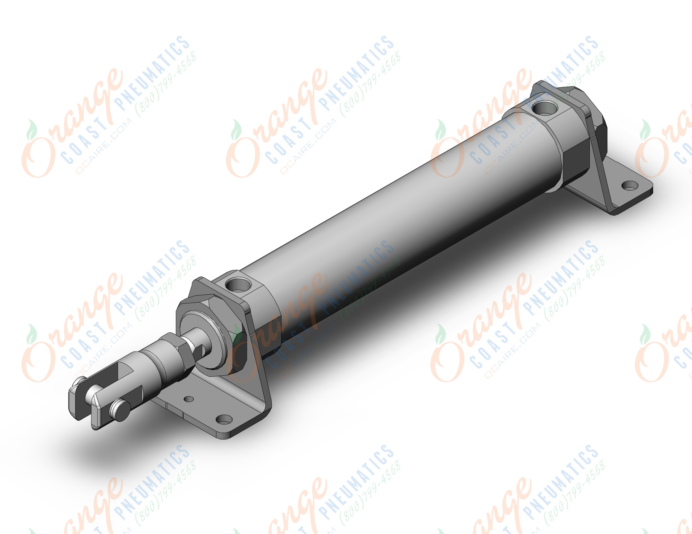 SMC CM2L32-125Z-W cylinder, air, ROUND BODY CYLINDER