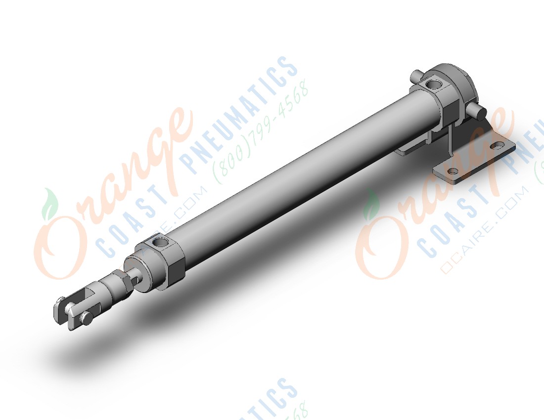 SMC CM2T25-200Z-NW cylinder, air, ROUND BODY CYLINDER