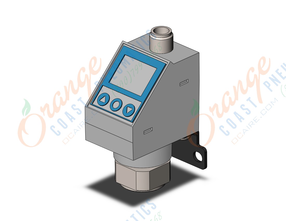 SMC ISE70-N02-L2-BY two color digital pressure switch, PRESSURE SWITCH, ISE50-80