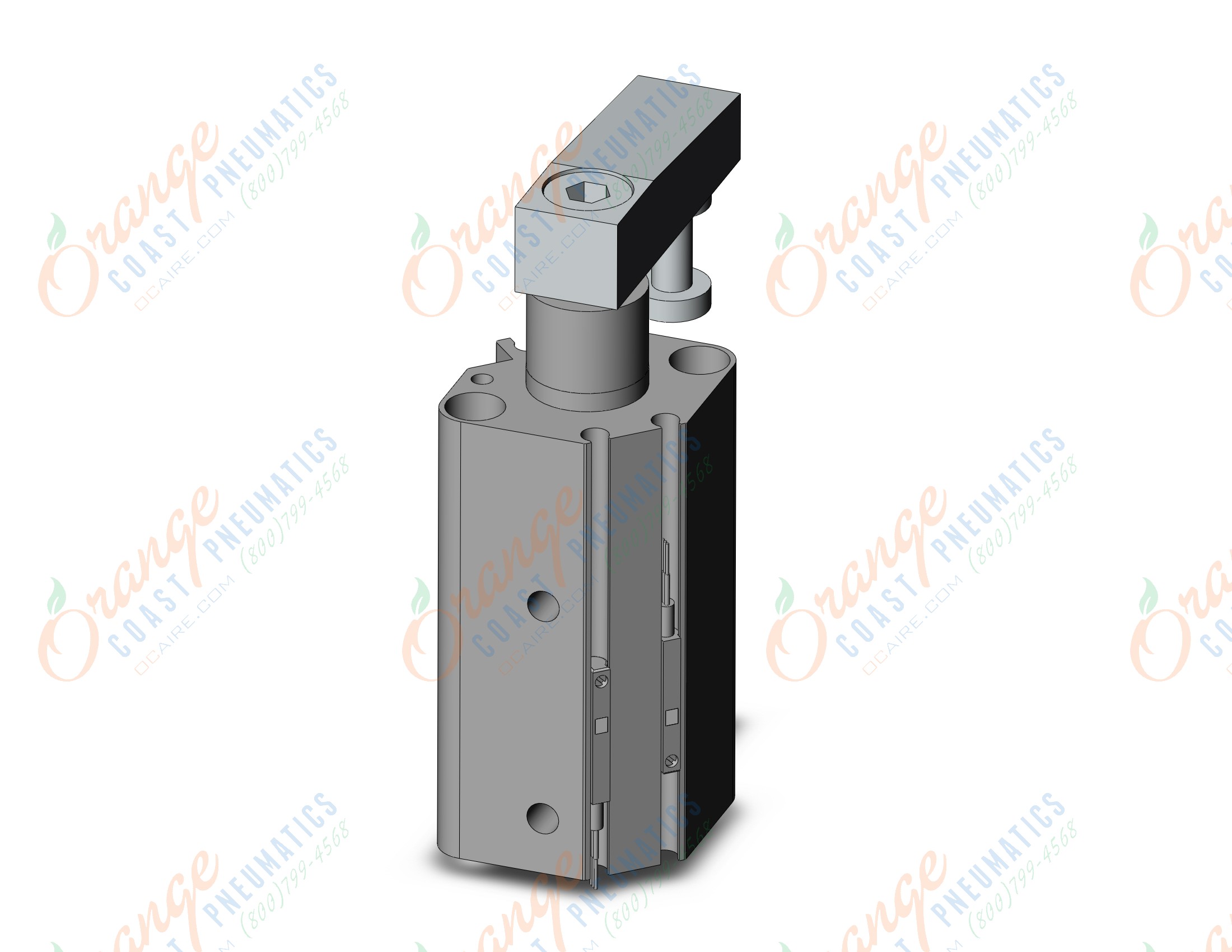 SMC MKB20-10LNZ-M9NMDPC cylinder, rotary clamp, CLAMP CYLINDER