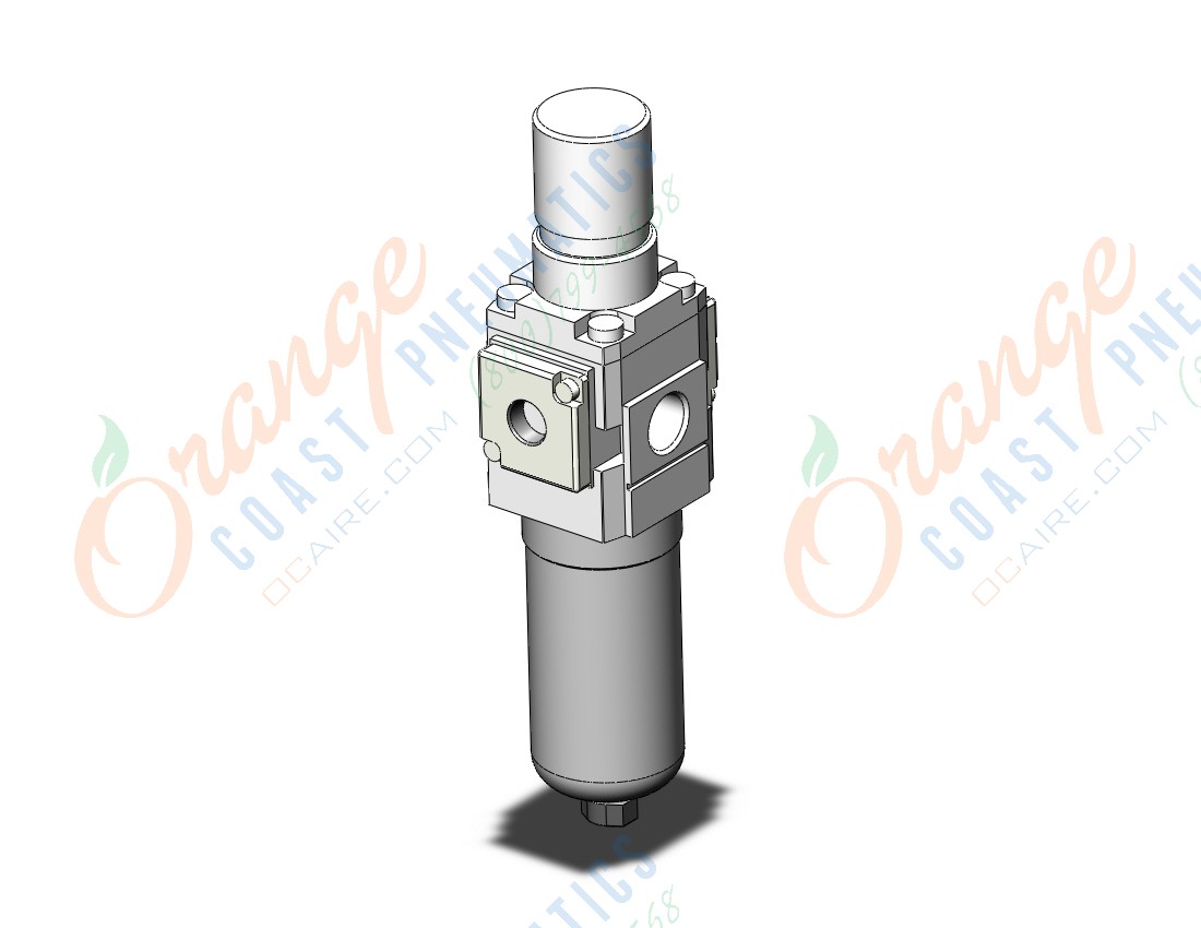 SMC AW20-02C-6CR-B filter/regulator, FILTER/REGULATOR, MODULAR F.R.L.