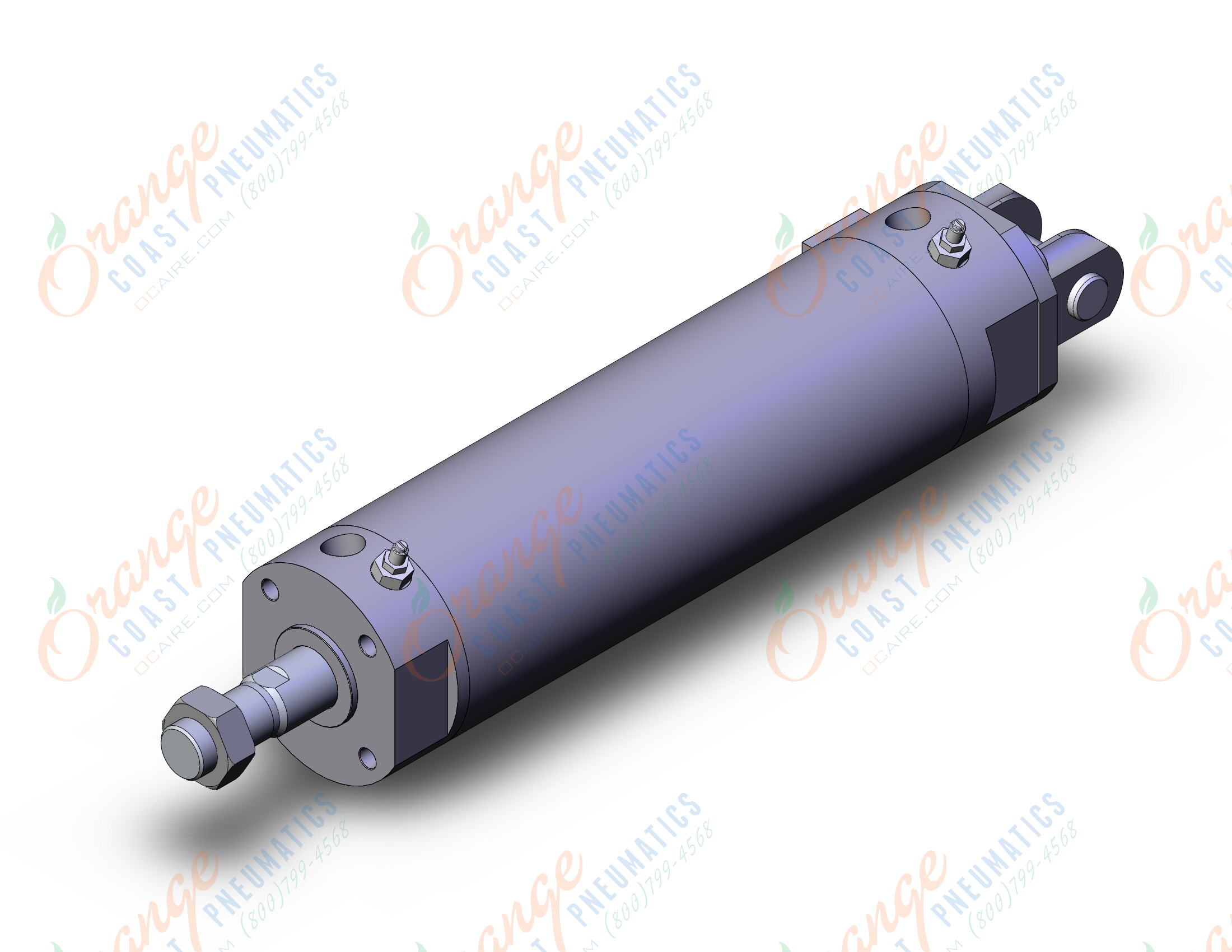 SMC CDBG1DA80-200-HN cbg1, end lock cylinder, ROUND BODY CYLINDER