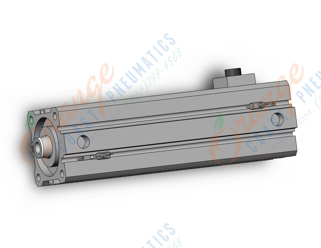 SMC CDBQ2A40-100DC-HN-M9BVL cyl, compact, locking, sw capable, COMPACT CYLINDER