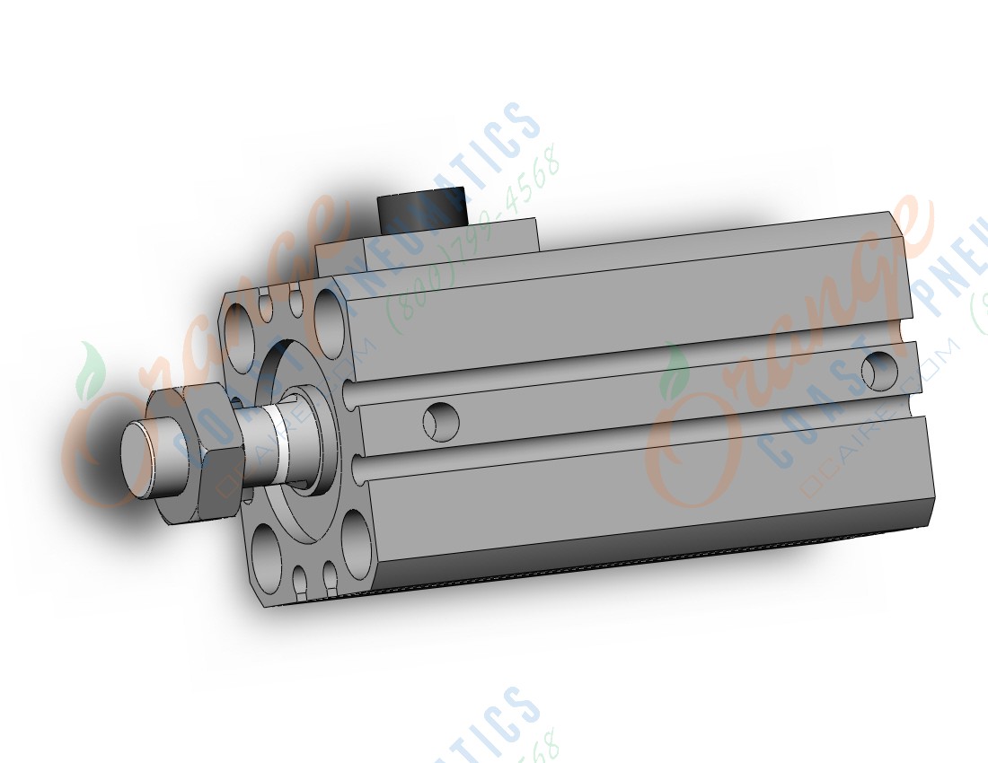 SMC CDBQ2B25-20DCM-RN cyl, compact, locking, sw capable, COMPACT CYLINDER