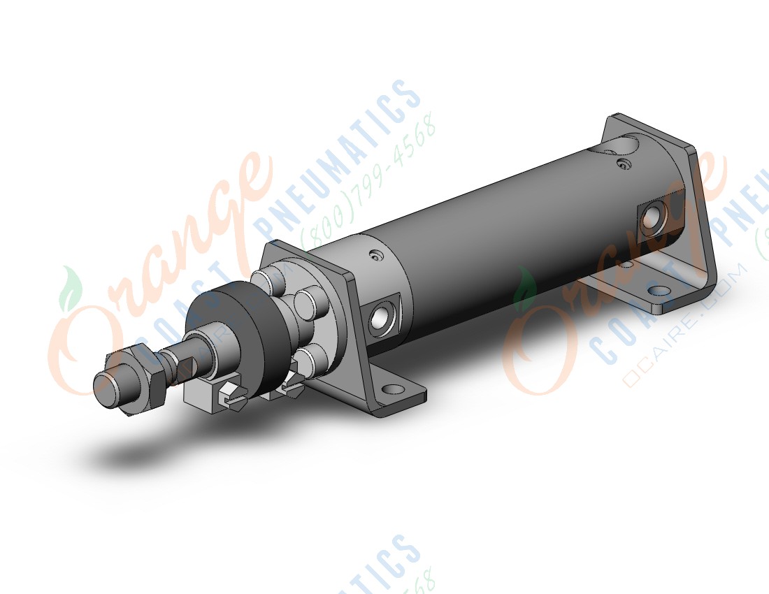 SMC CDG1LA25-50KZ cg1, air cylinder, ROUND BODY CYLINDER