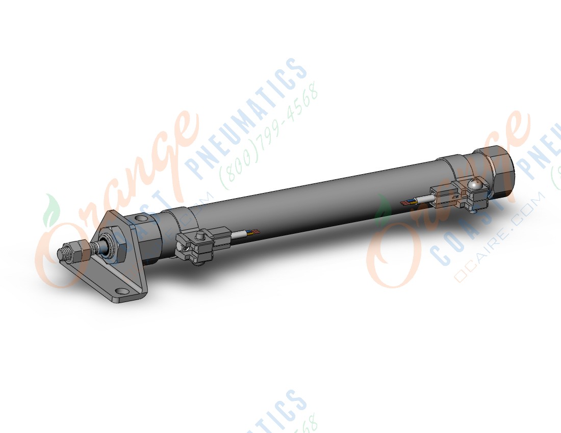 SMC CDJ2L16-125RZ-M9PSAPC-B cylinder, air, ROUND BODY CYLINDER