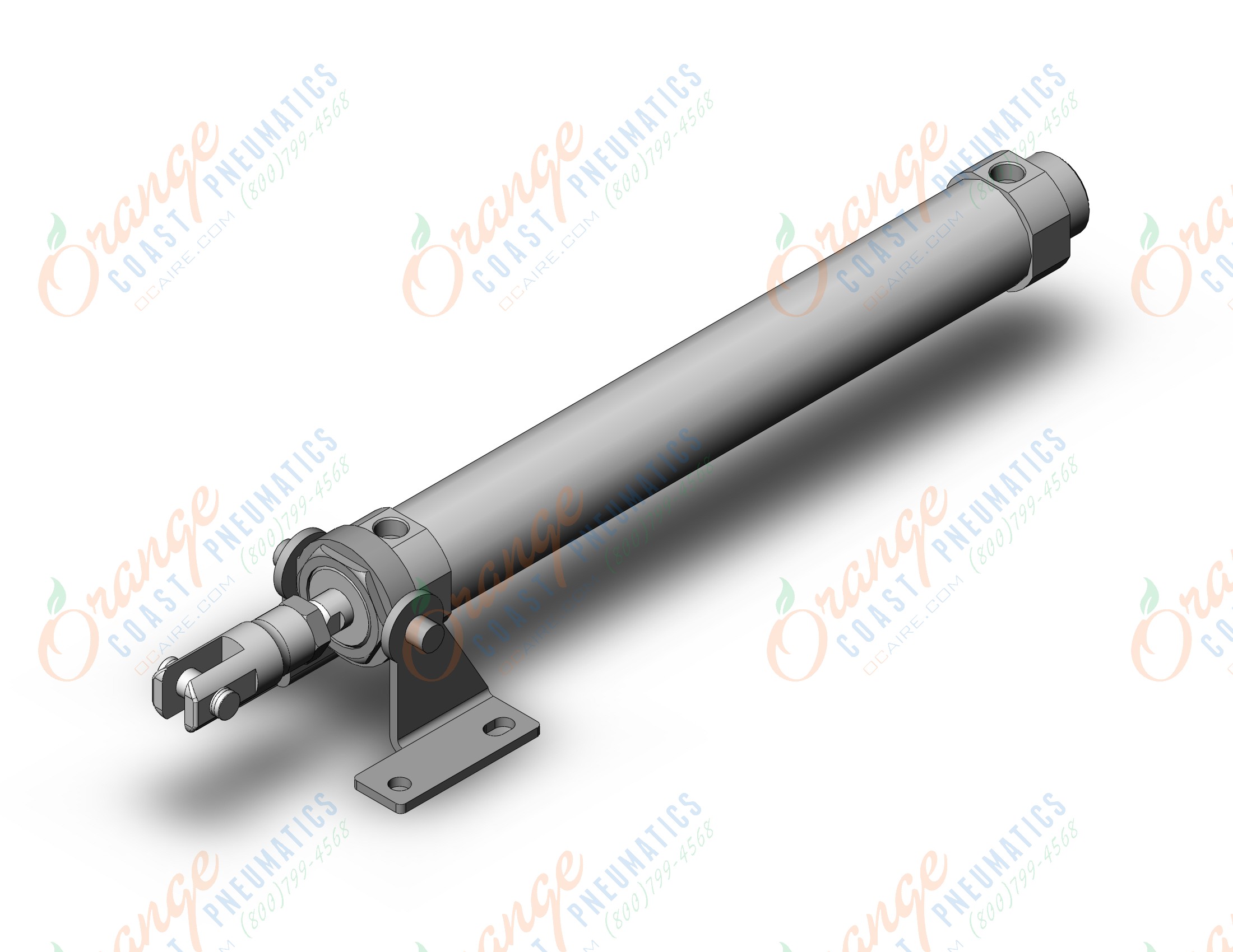 SMC CDM2U32-200Z-NW cylinder, air, ROUND BODY CYLINDER