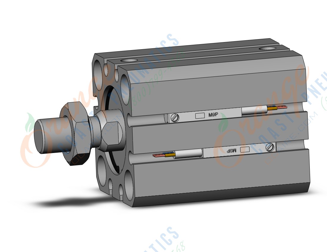 SMC CDQSB25-20DCM-M9PSBPC cylinder, compact, COMPACT CYLINDER