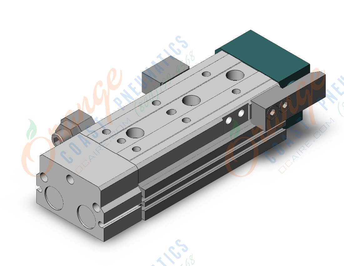 SMC MXQ16-50CSFR cyl, slide table, GUIDED CYLINDER