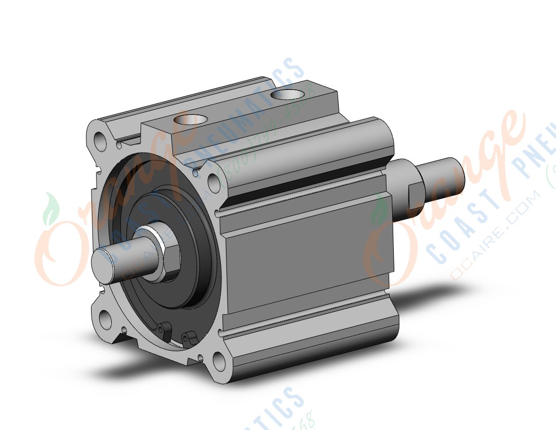 SMC NCQ2WA100-45DMZ compact cylinder, ncq2-z, COMPACT CYLINDER