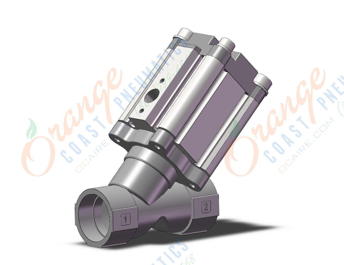 SMC VXB215FA angle seat valve, air operated, 2 PORT VALVE