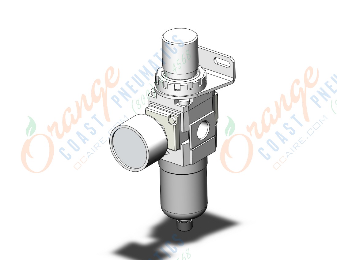 SMC AW20-02BM-C-B filter/regulator, FILTER/REGULATOR, MODULAR F.R.L.