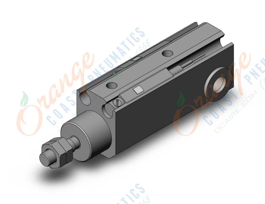 SMC CDJP2D10-10D-A93SAPC pin cylinder, double acting, sgl rod, ROUND BODY CYLINDER