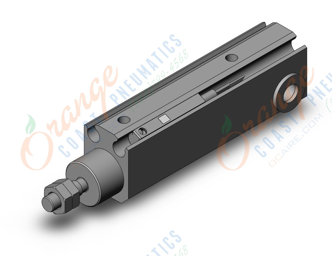SMC CDJP2D10-25D-M9NWMAPCS pin cylinder, double acting, sgl rod, ROUND BODY CYLINDER