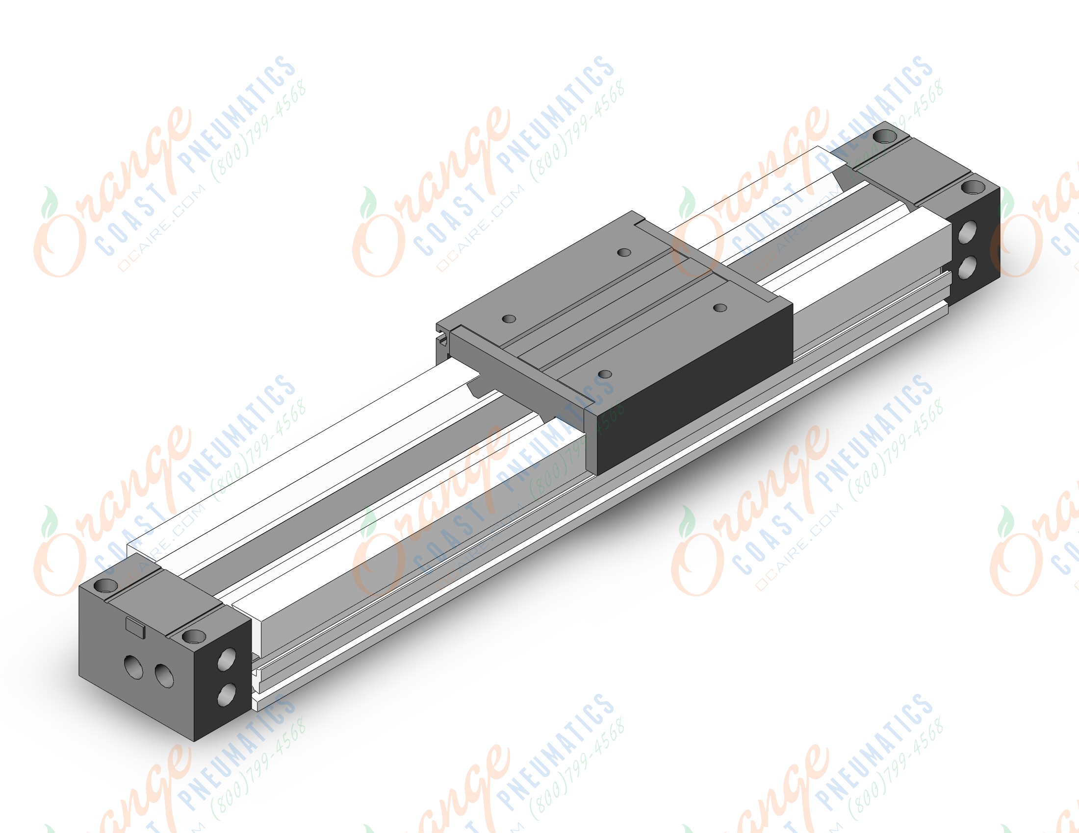 SMC MY1M25TF-200 slide bearing guide type, RODLESS CYLINDER