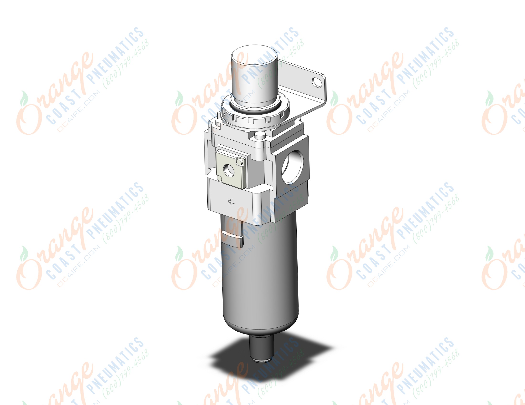 SMC AW40-N06BC-2Z-B filter/regulator, FILTER/REGULATOR, MODULAR F.R.L.