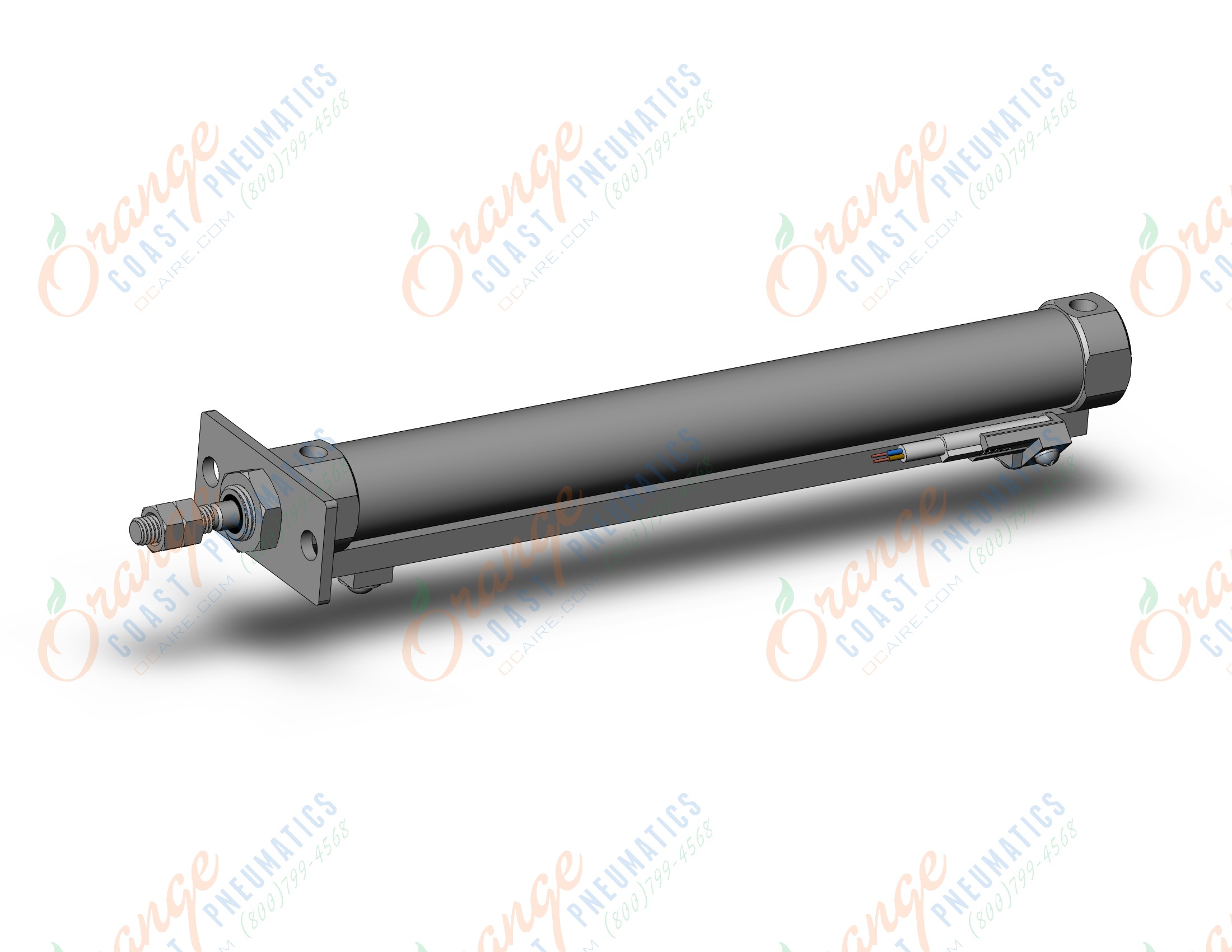 SMC CDJ2F16-125Z-M9BWSDPC-A cylinder, air, ROUND BODY CYLINDER