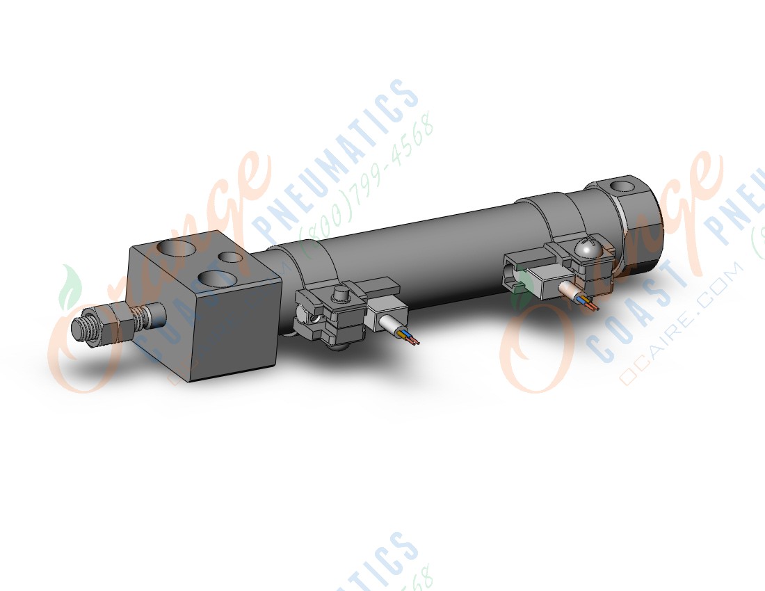 SMC CDJ2RA16-60Z-M9BV-B cylinder, air, ROUND BODY CYLINDER