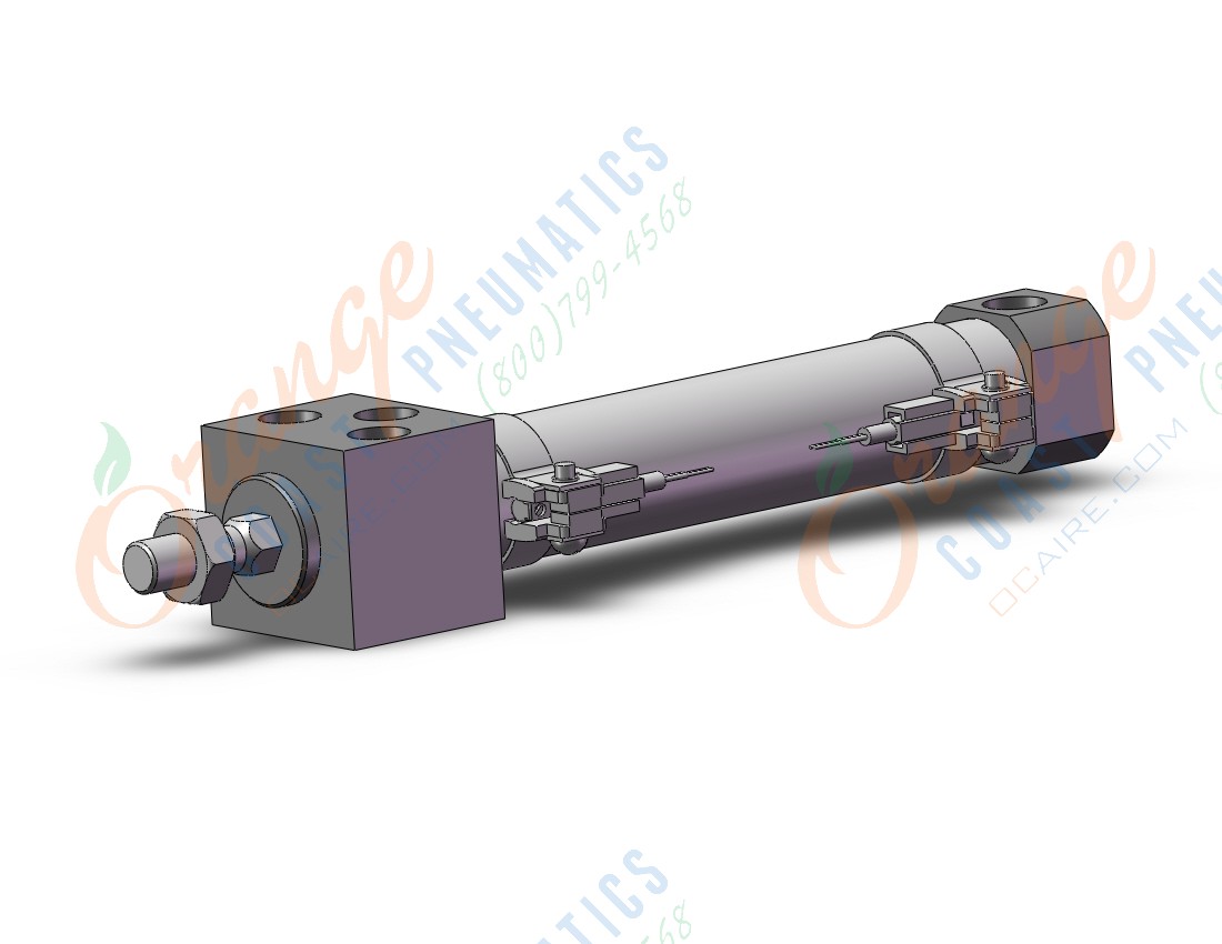 SMC CDM2RKA20-75Z-M9BL cylinder, air, ROUND BODY CYLINDER