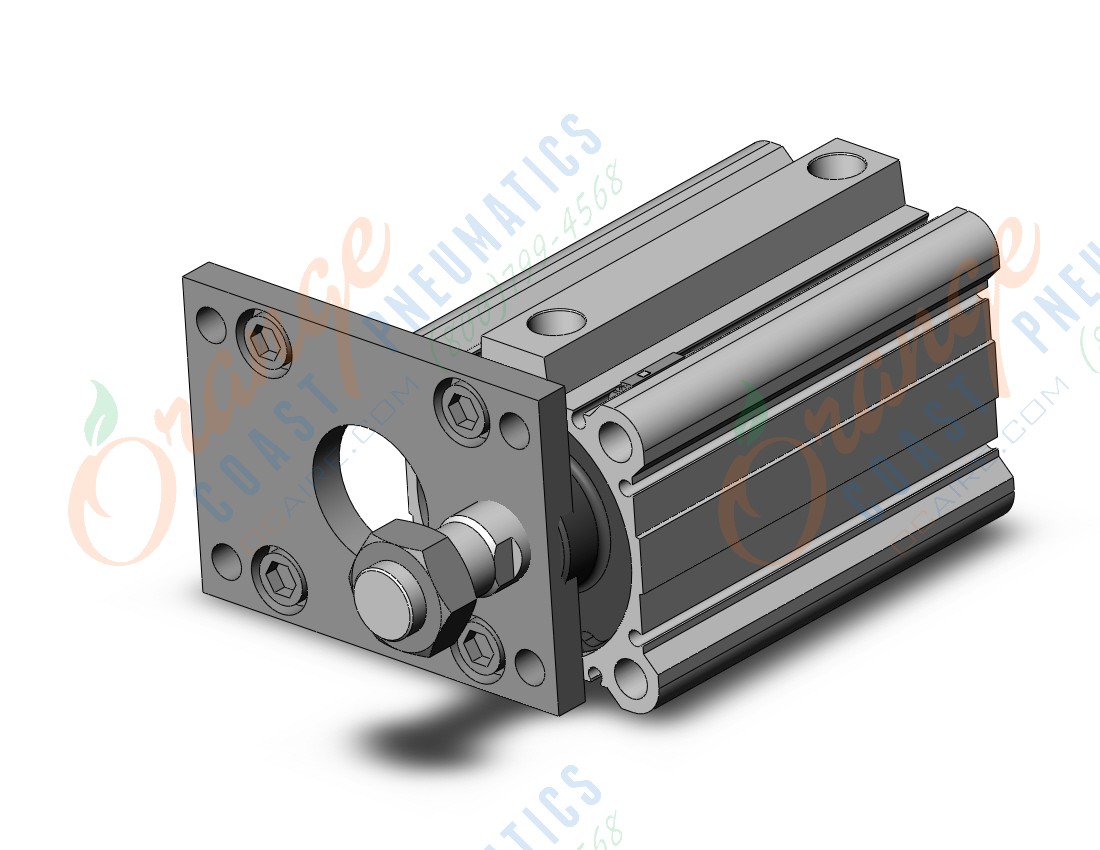 SMC CDQ2F63-75DCMZ-A93L-XC35 compact cylinder, cq2-z, COMPACT CYLINDER