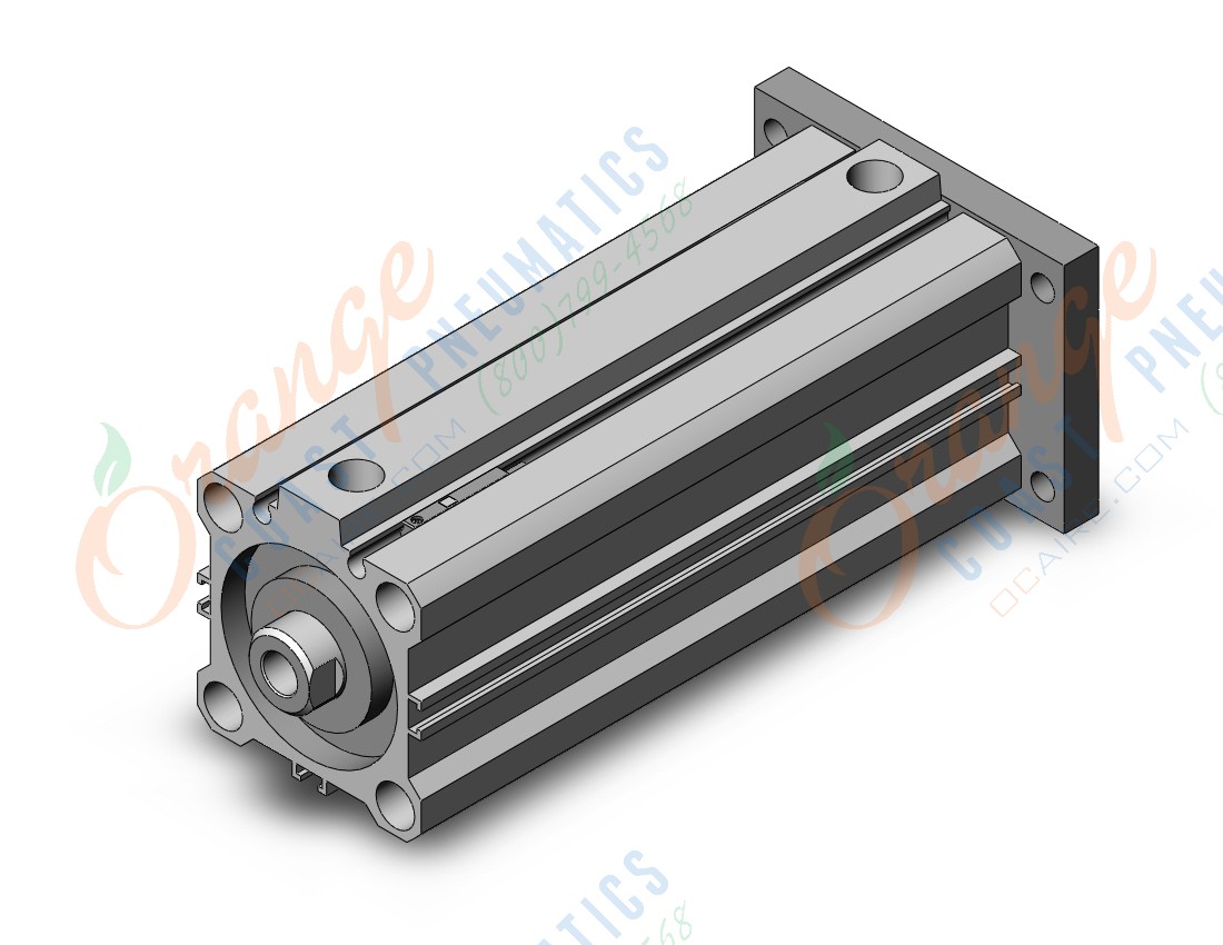 SMC CDQ2XG40-100D-M9B cyl, low speed, dbl acting, COMPACT CYLINDER