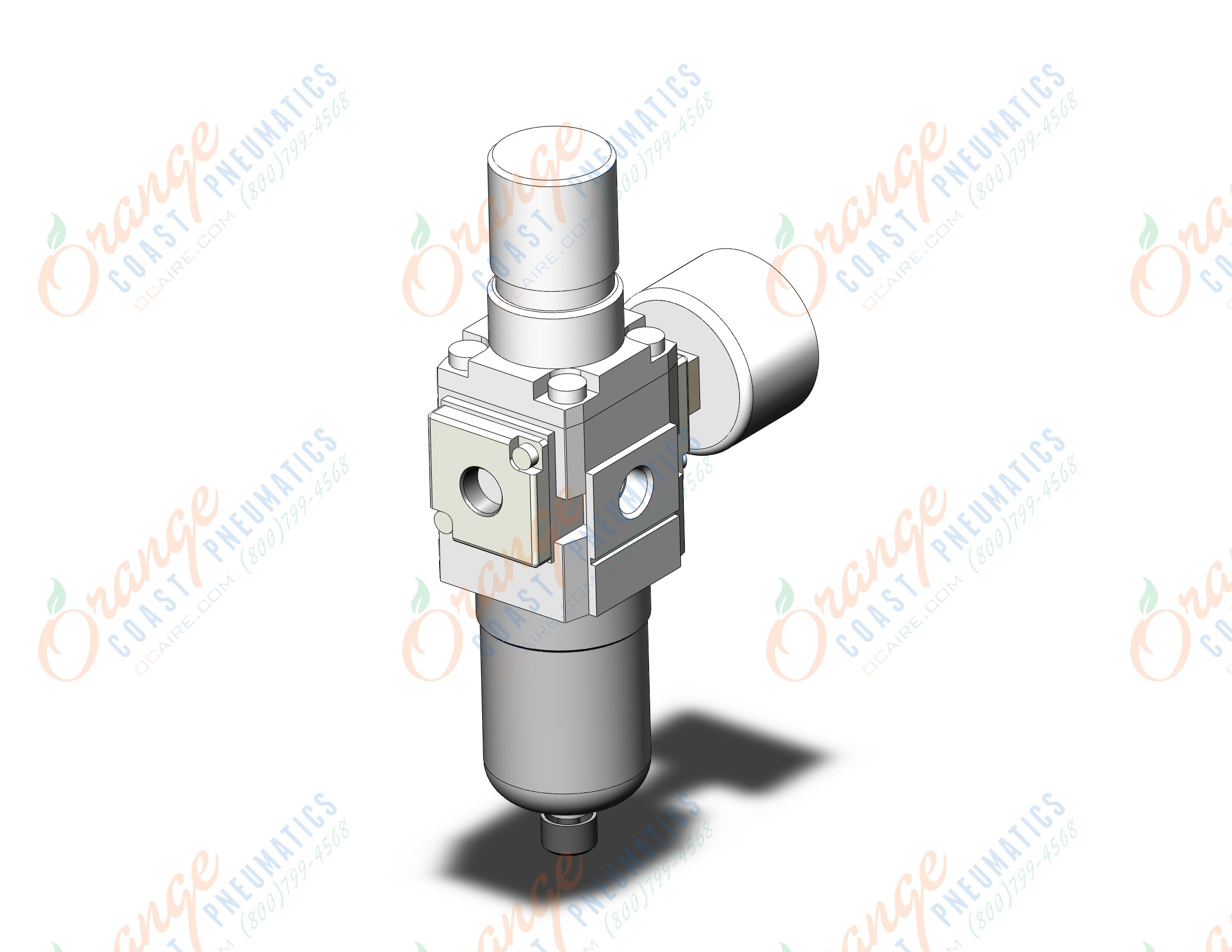 SMC AW20-01G-CR-B filter/regulator, FILTER/REGULATOR, MODULAR F.R.L.