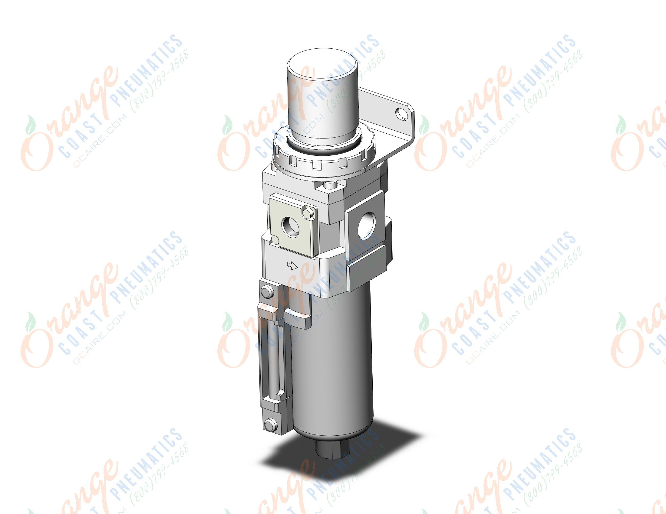 SMC AW30-F02B-8-B filter/regulator, FILTER/REGULATOR, MODULAR F.R.L.