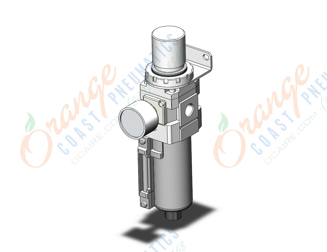 SMC AW30-F02BG-8-B filter/regulator, FILTER/REGULATOR, MODULAR F.R.L.