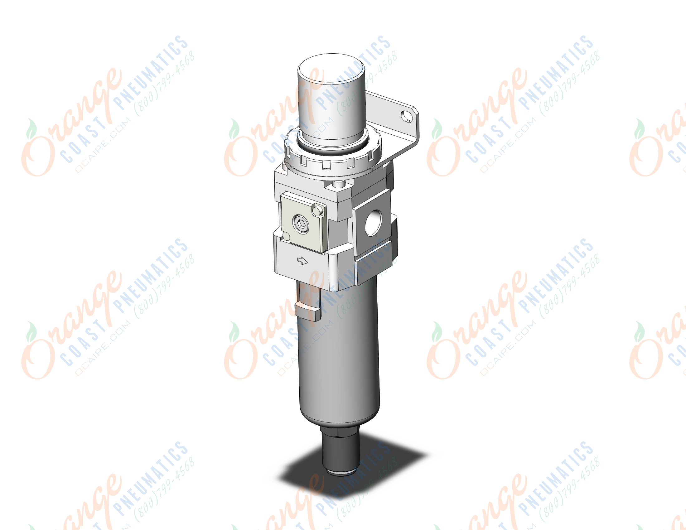 SMC AW30K-N02BD-Z-B filter/regulator, FILTER/REGULATOR, MODULAR F.R.L.