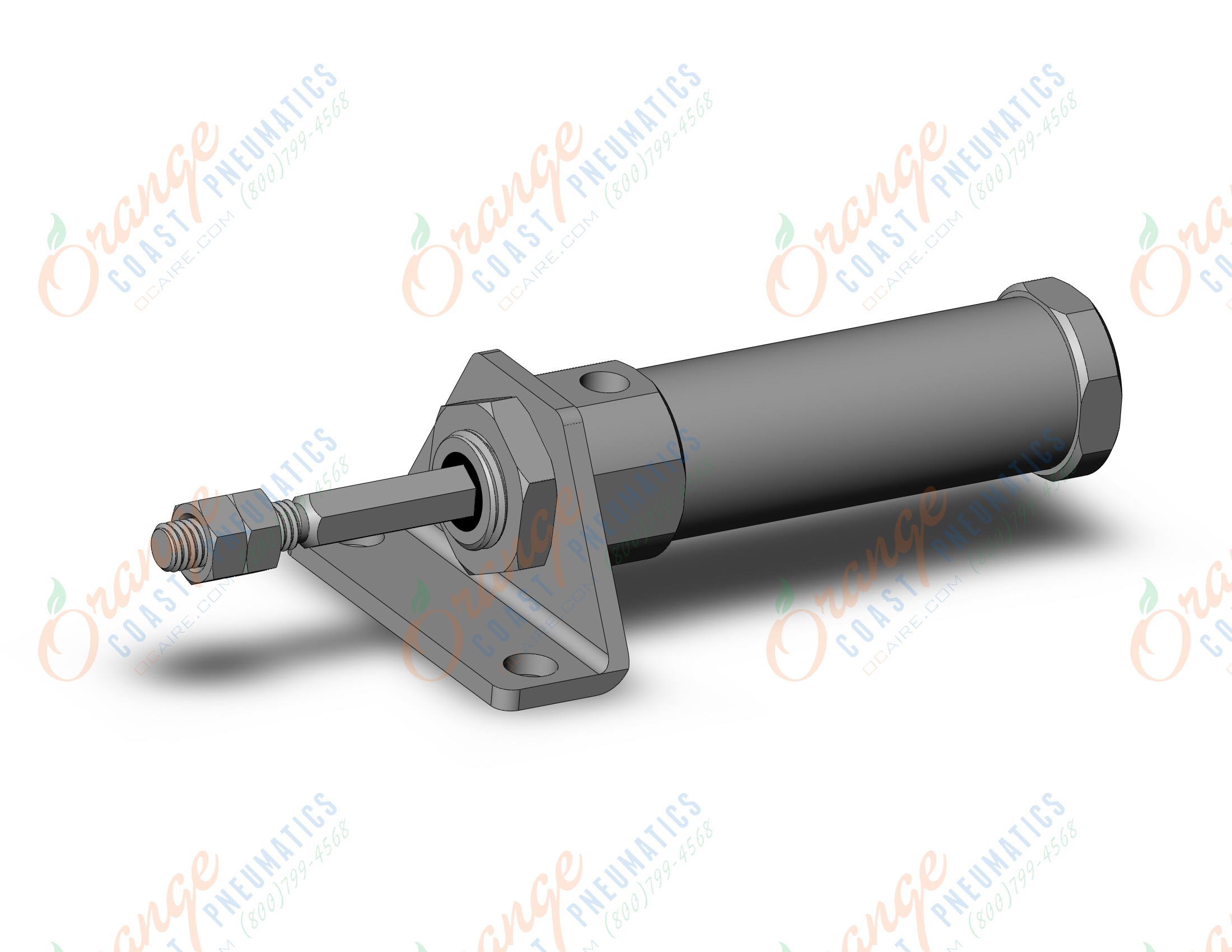 SMC CDJ2KL16-15TZ-B cylinder, air, ROUND BODY CYLINDER