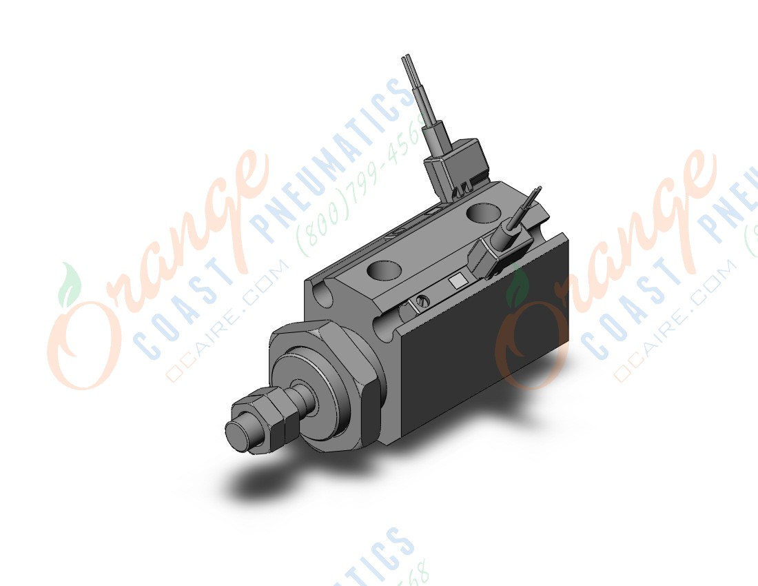 SMC CDJP2B16-10D-M9BWV pin cylinder, double acting, sgl rod, ROUND BODY CYLINDER