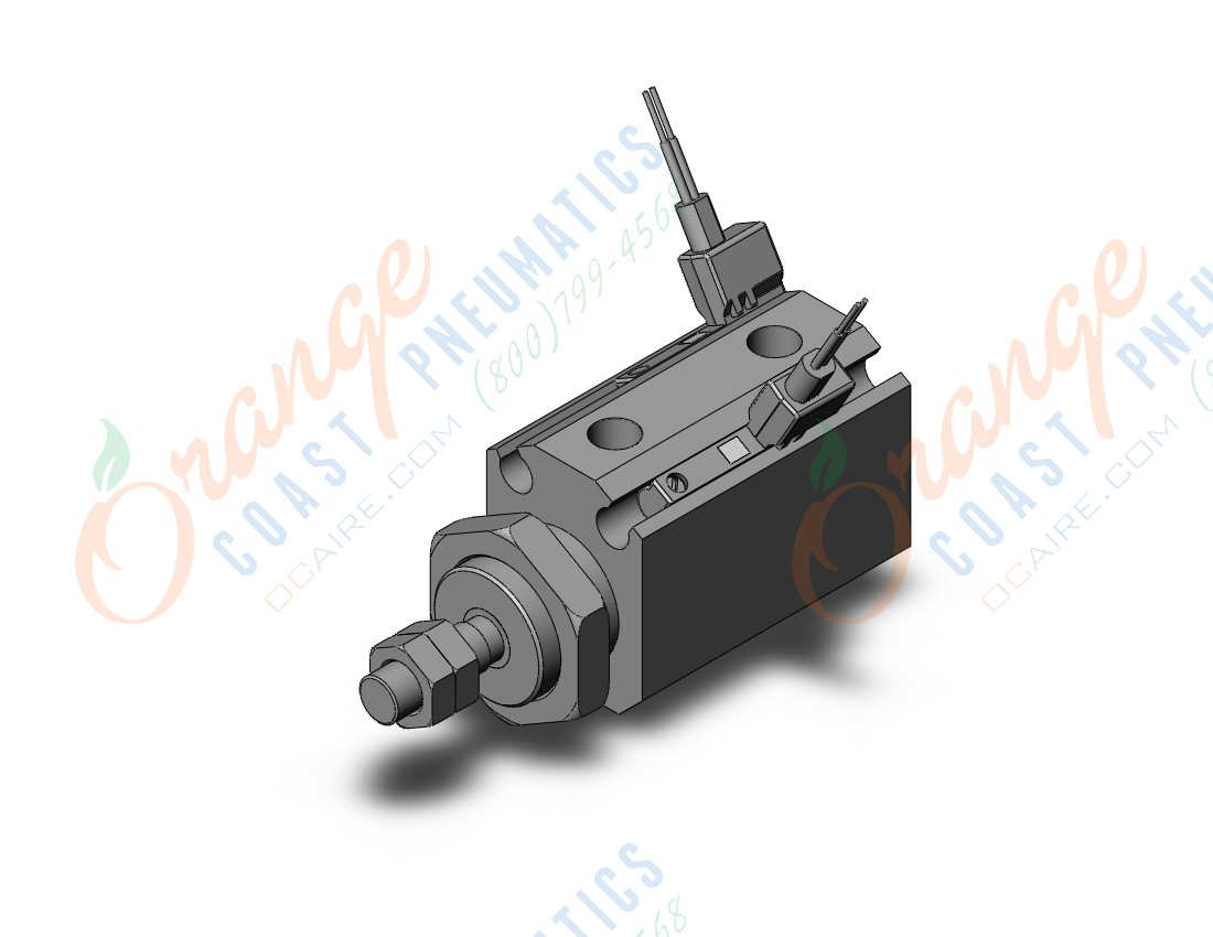 SMC CDJP2B16-10D-M9BWVM pin cylinder, double acting, sgl rod, ROUND BODY CYLINDER