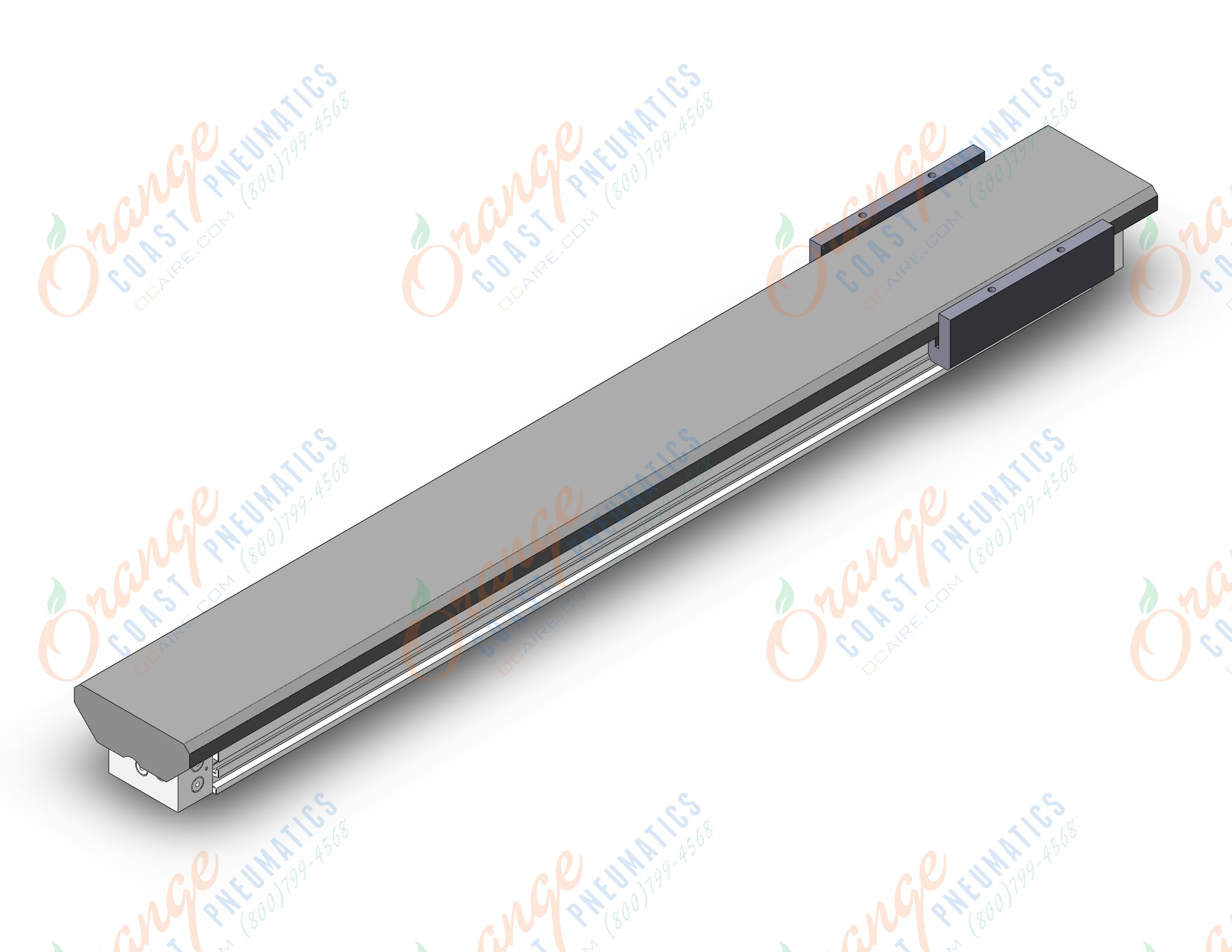 SMC MY1MWK25TNG-600AS slide bearing guide type, RODLESS CYLINDER