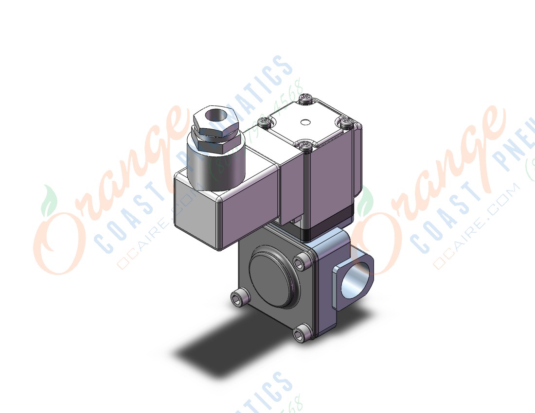 SMC VXD2A2EG pilot op 2 port solenoid valve (n.o.), 2 PORT VALVE