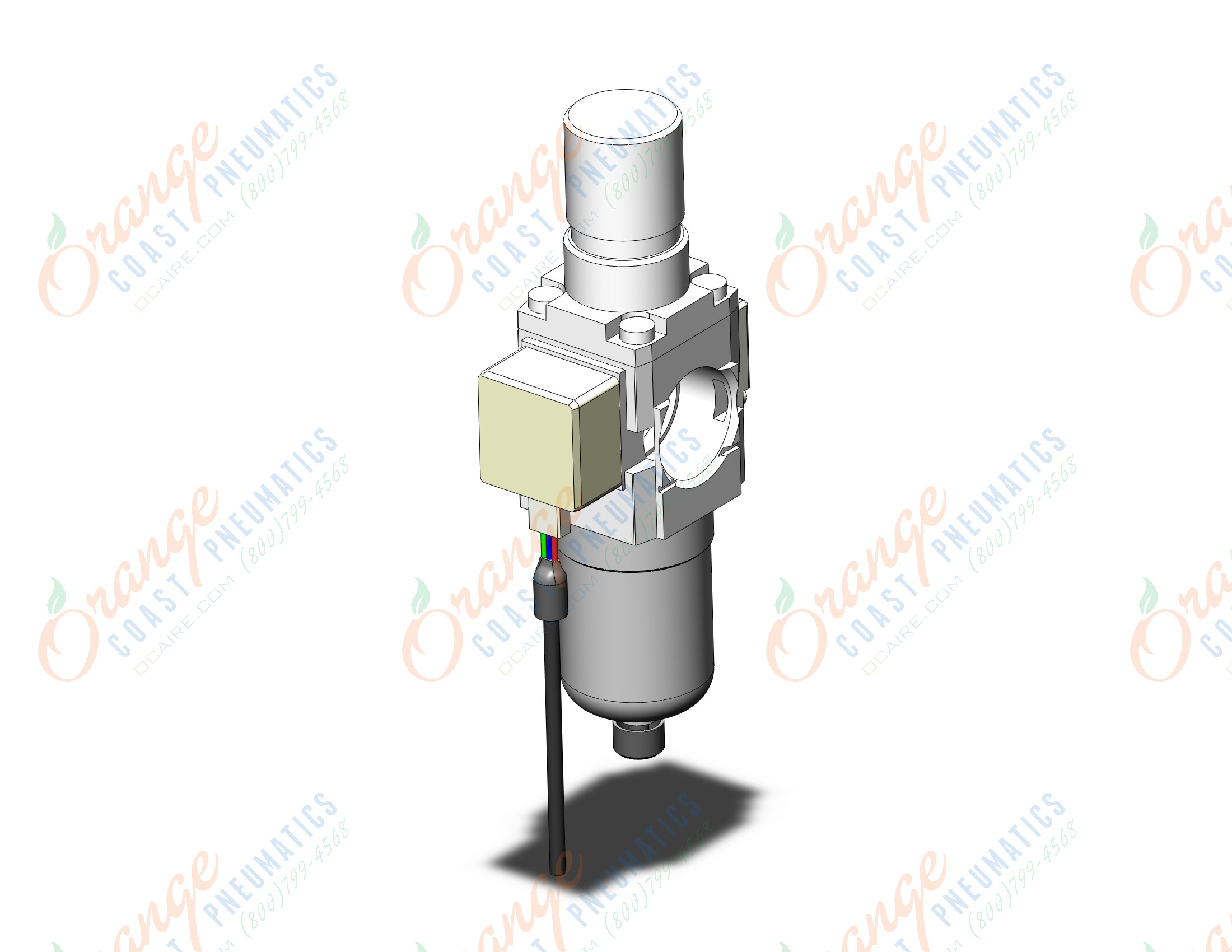SMC AW20K-N02E3-JZ-B filter/regulator, FILTER/REGULATOR, MODULAR F.R.L.