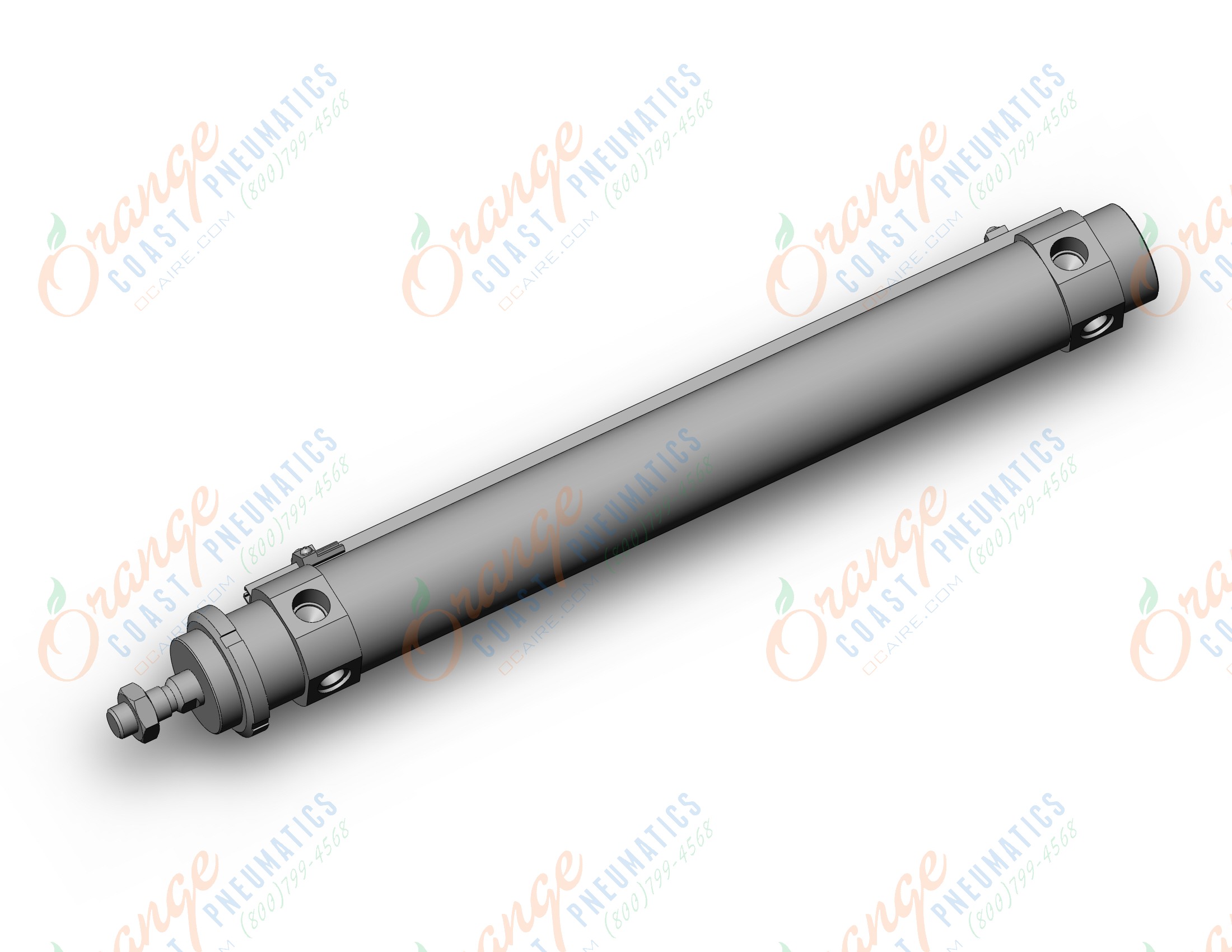 SMC CD75E40-250-A cylinder, air, standard, ISO ROUND BODY CYLINDER, C75, C76