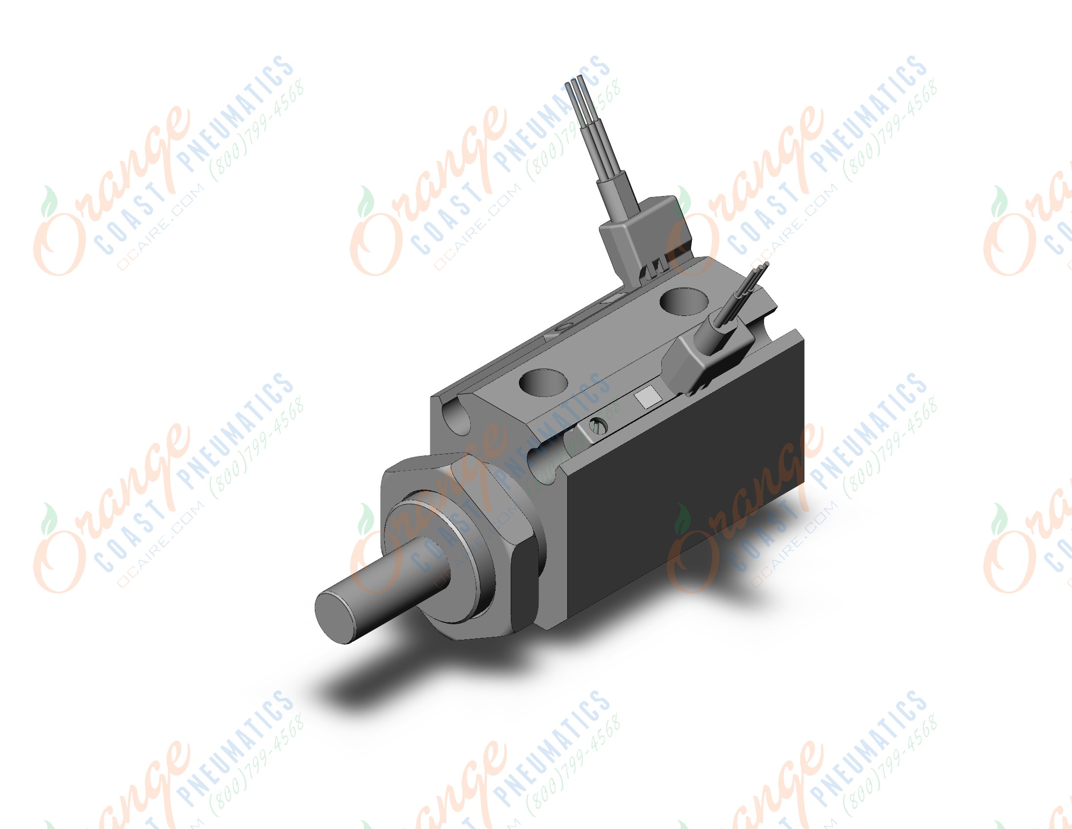 SMC CDJP2B16-10D-B-M9PVL pin cylinder, double acting, sgl rod, ROUND BODY CYLINDER