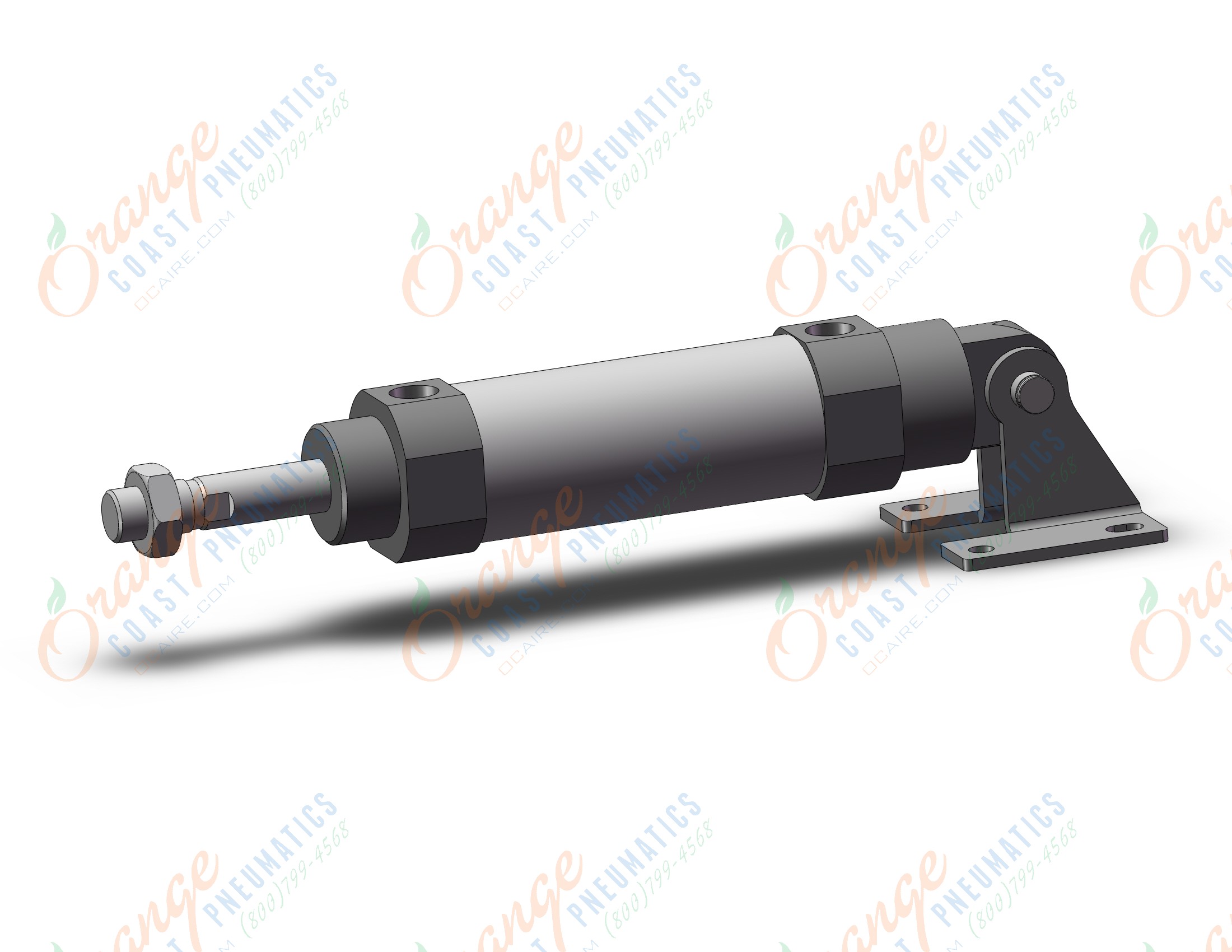 SMC CDM2C40-25TZ-N cylinder, air, ROUND BODY CYLINDER