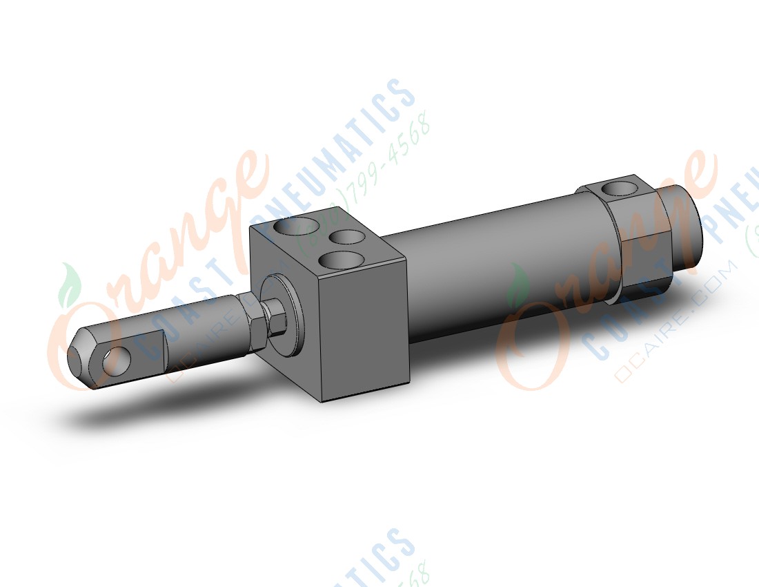 SMC CDM2RA40-50Z-V cylinder, air, ROUND BODY CYLINDER