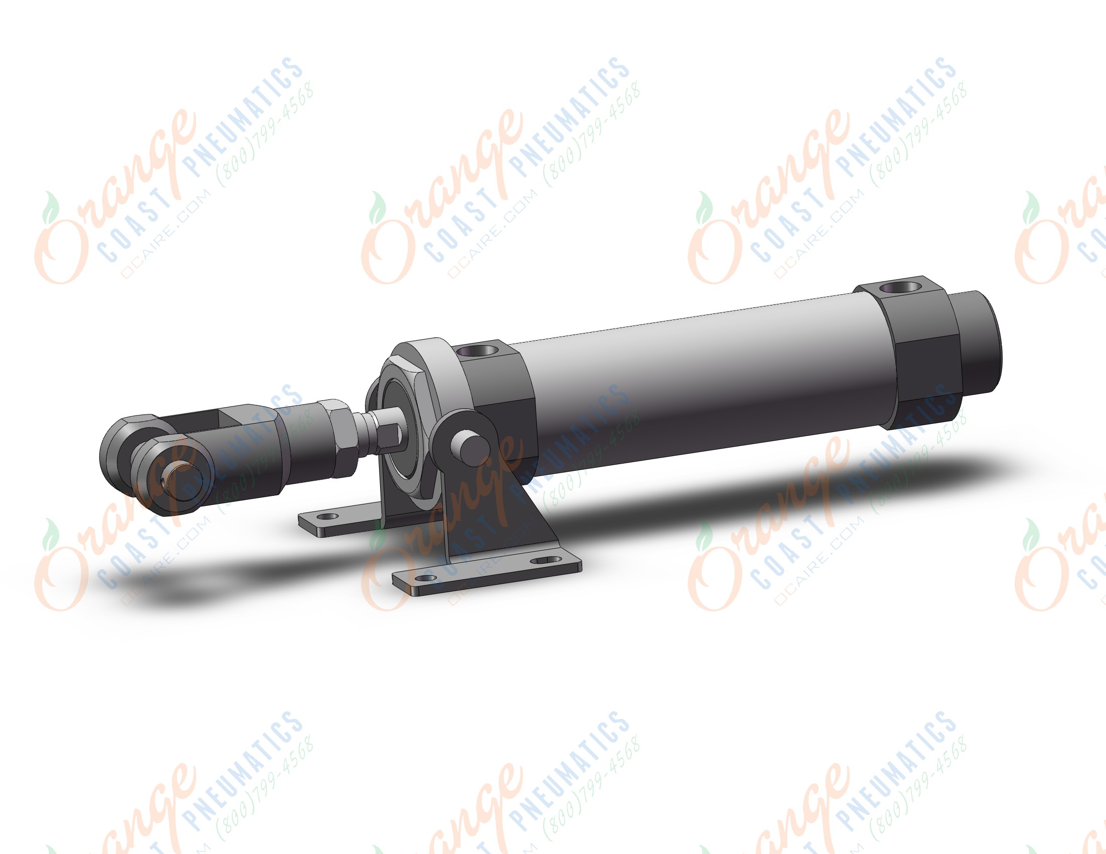 SMC CDM2U40-50SZ-NW cylinder, air, ROUND BODY CYLINDER