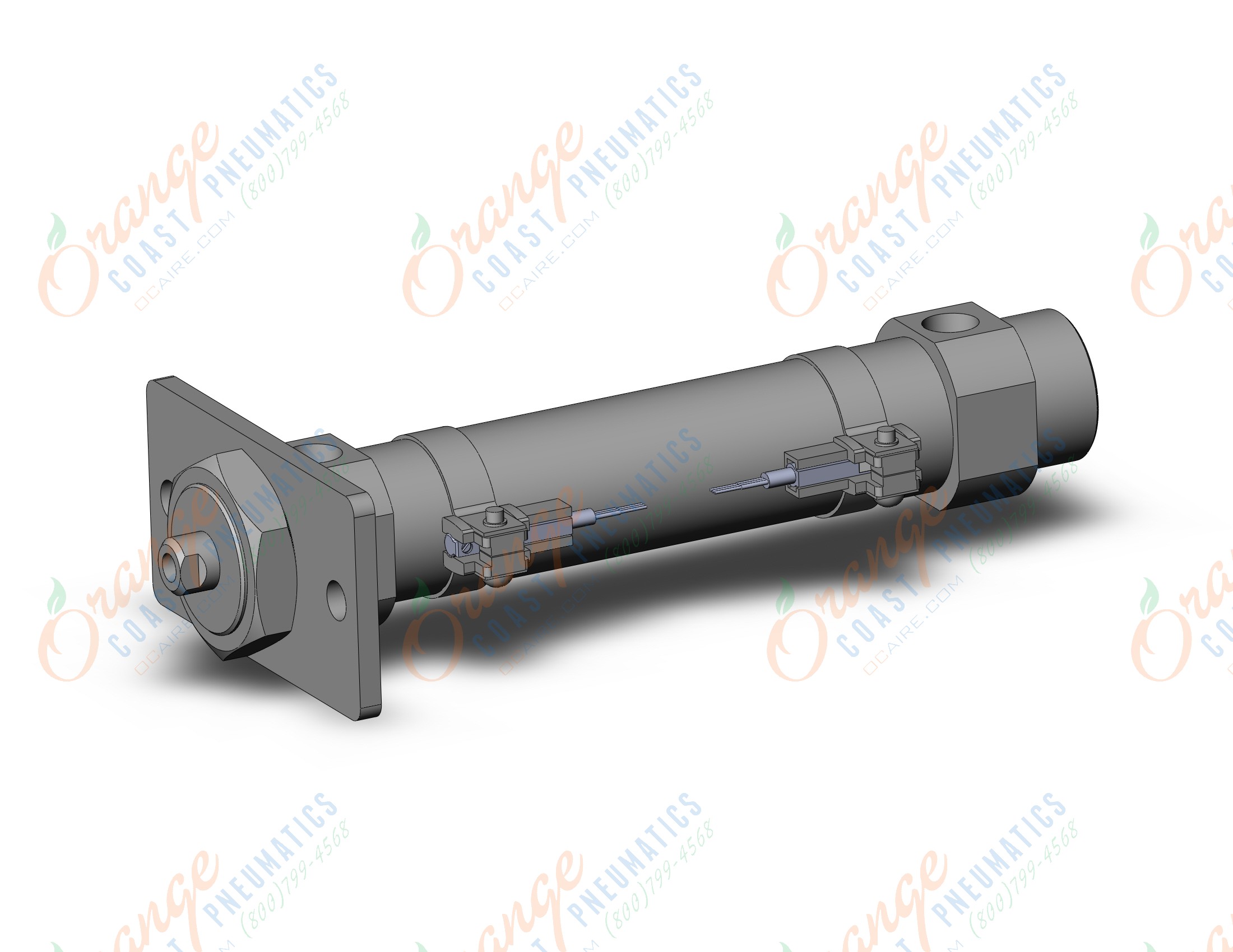 SMC CDM2YF25-75FZ-M9NL cylinder, air, ROUND BODY CYLINDER
