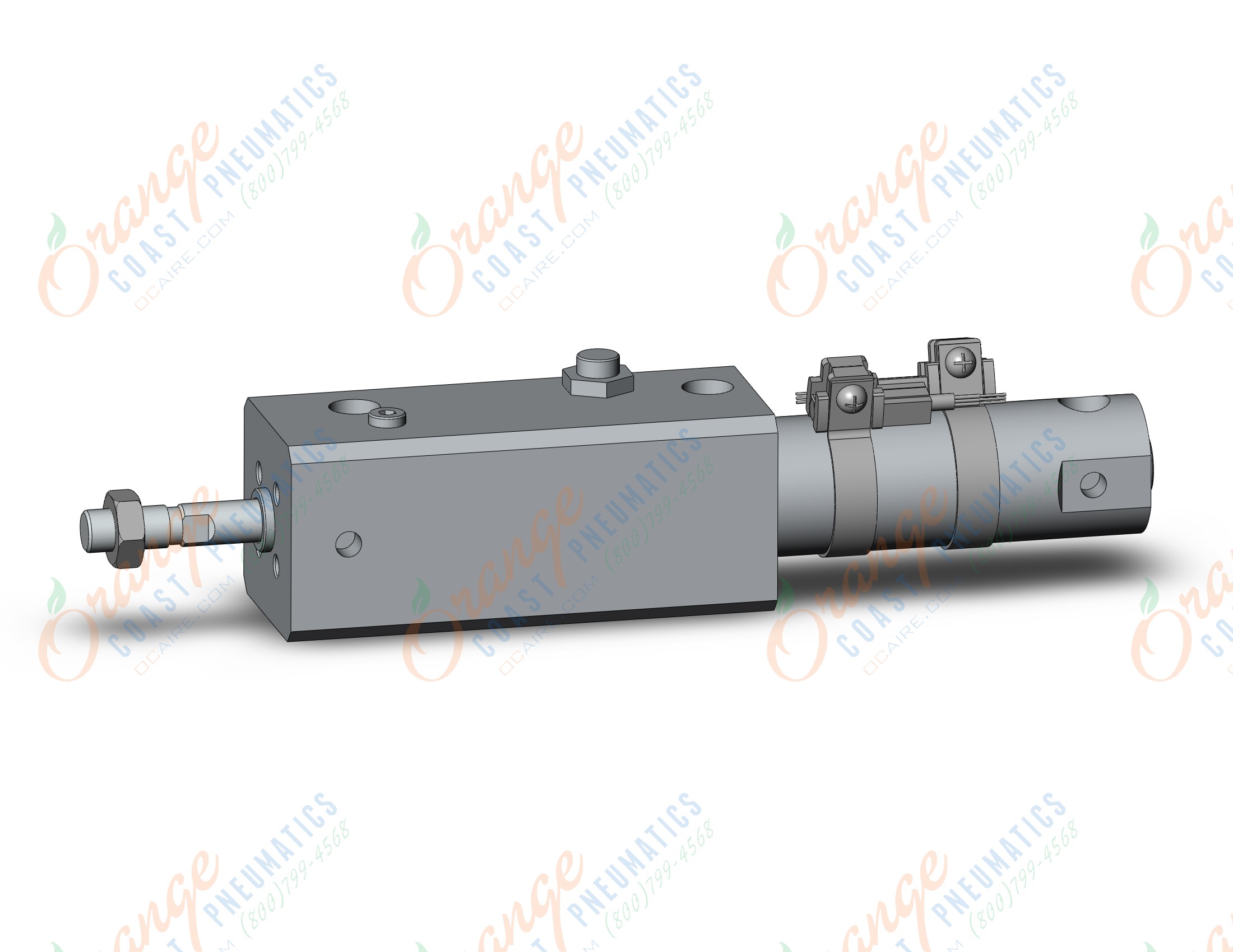 SMC CDNGBN20-25-D-M9PWSDPC-C cng, cylinder with lock, ROUND BODY CYLINDER W/LOCK