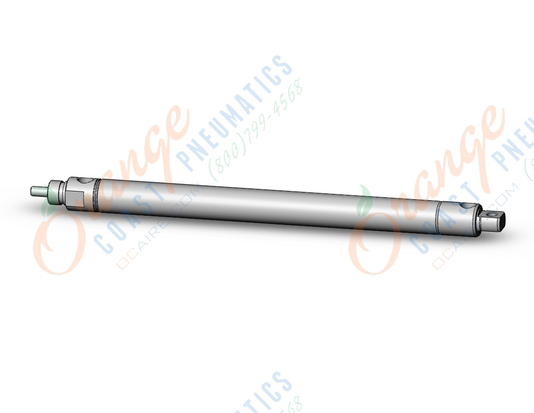 SMC NCMC075-0800-X155US ncm, air cylinder, ROUND BODY CYLINDER